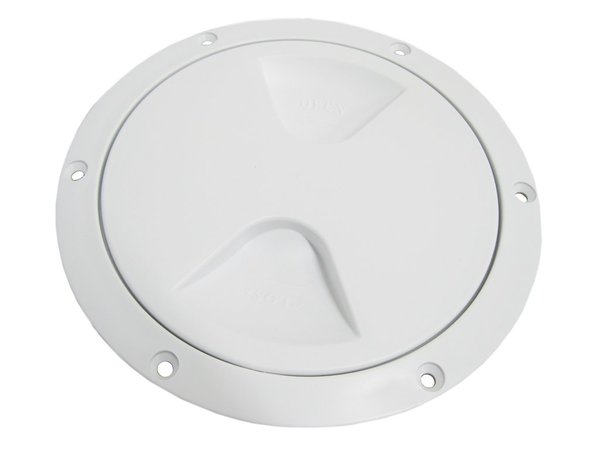 White inspection hatch 125 mm