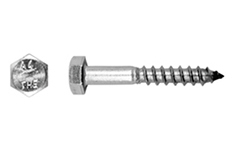 DIN 571 Hex wood screws 6x30 - A4