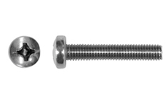 DIN 7985 Oval head screw phillips M4x40 - A4